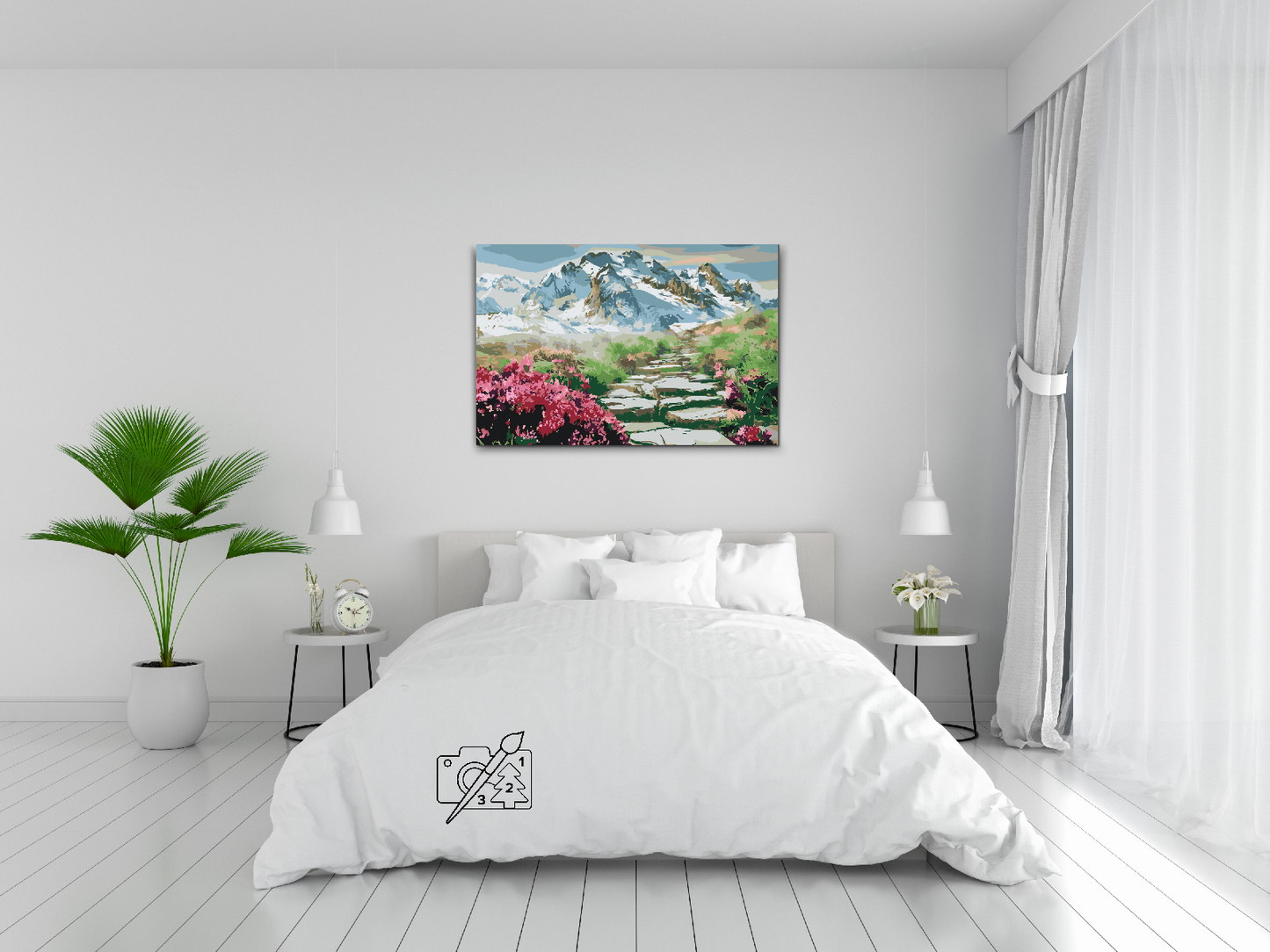 Paint by Numbers - Bjergsti