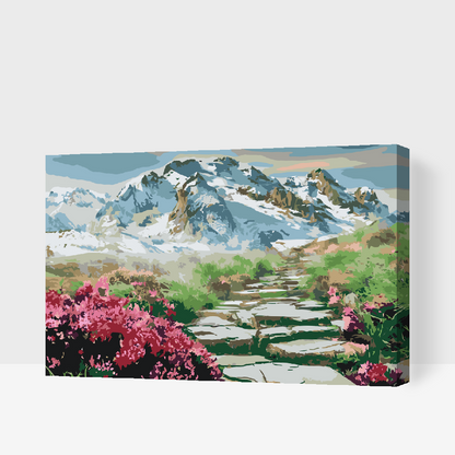 Paint by Numbers - Bjergsti