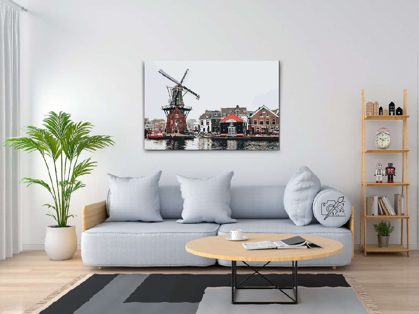 Paint by Numbers - Vindmølle