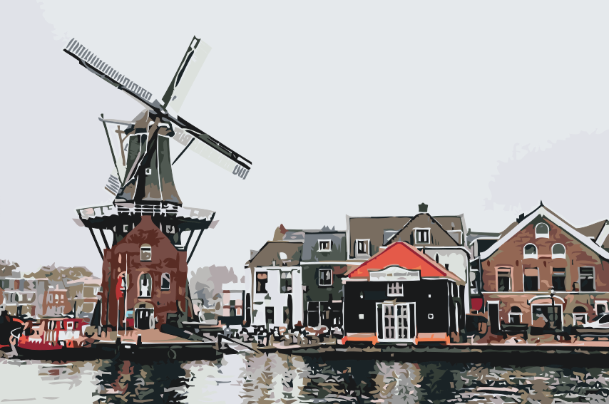 Paint by Numbers - Vindmølle