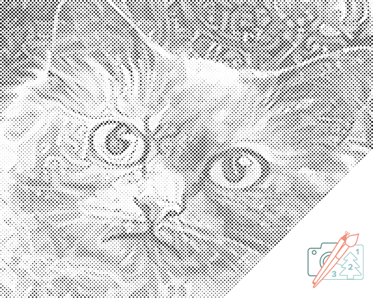 Mal-med-prikker -  Cat's Head 3
