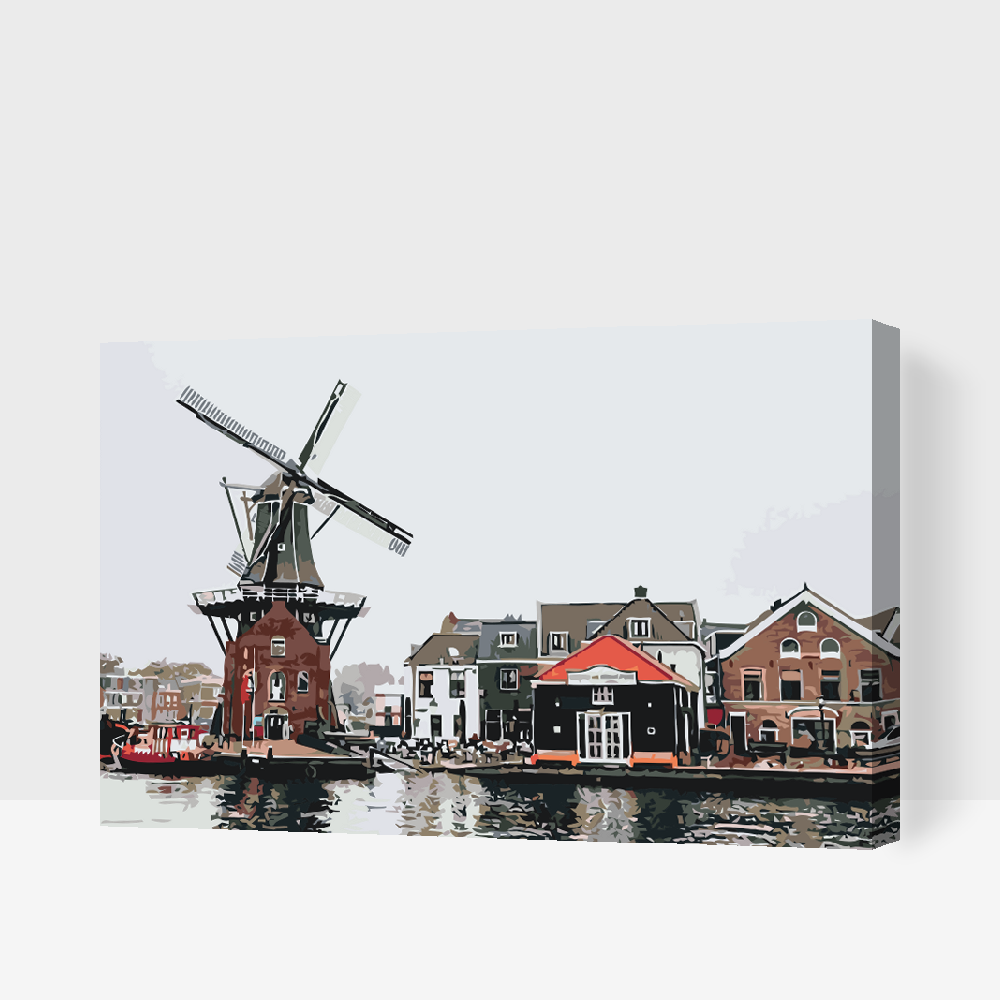 Paint by Numbers - Vindmølle