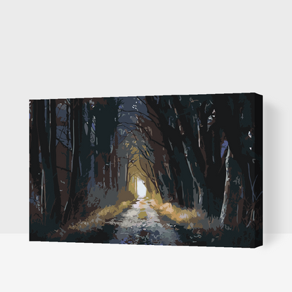 Paint by Numbers - Mørk Skov