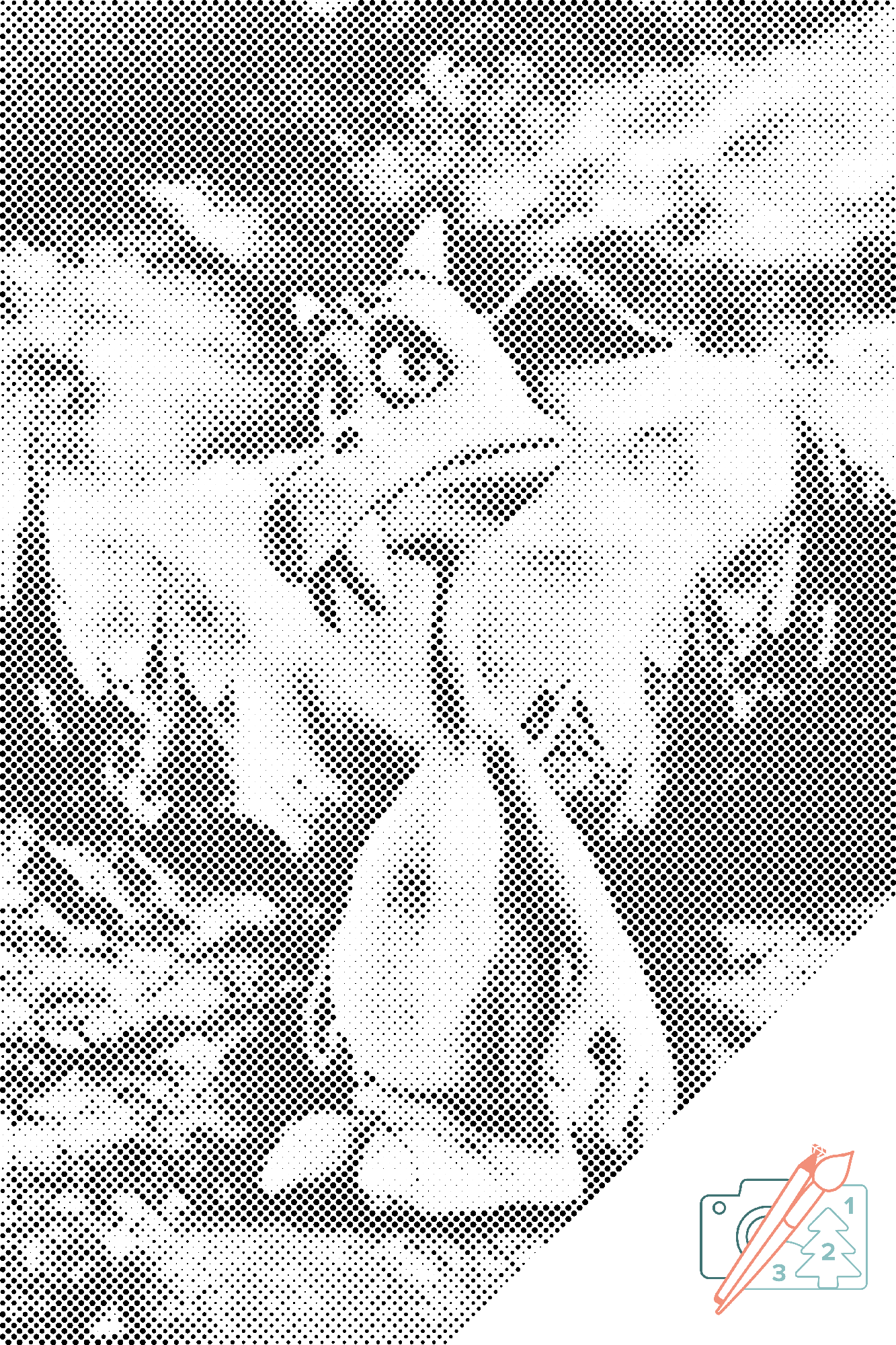 Mal-med-prikker -  Mytisk Dyr