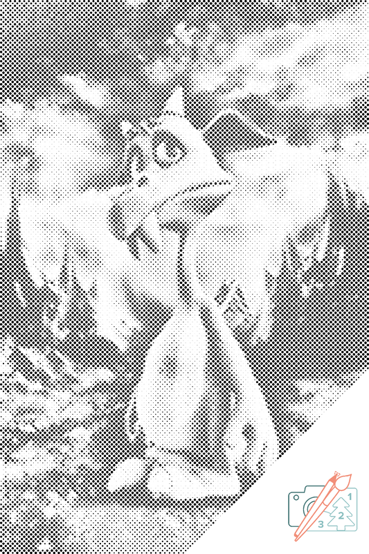 Mal-med-prikker -  Mytisk Dyr
