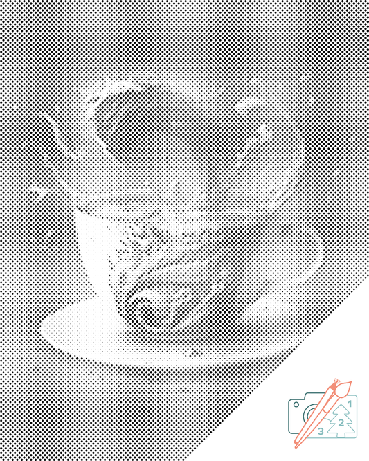 Mal-med-prikker -  Kaffetsunami