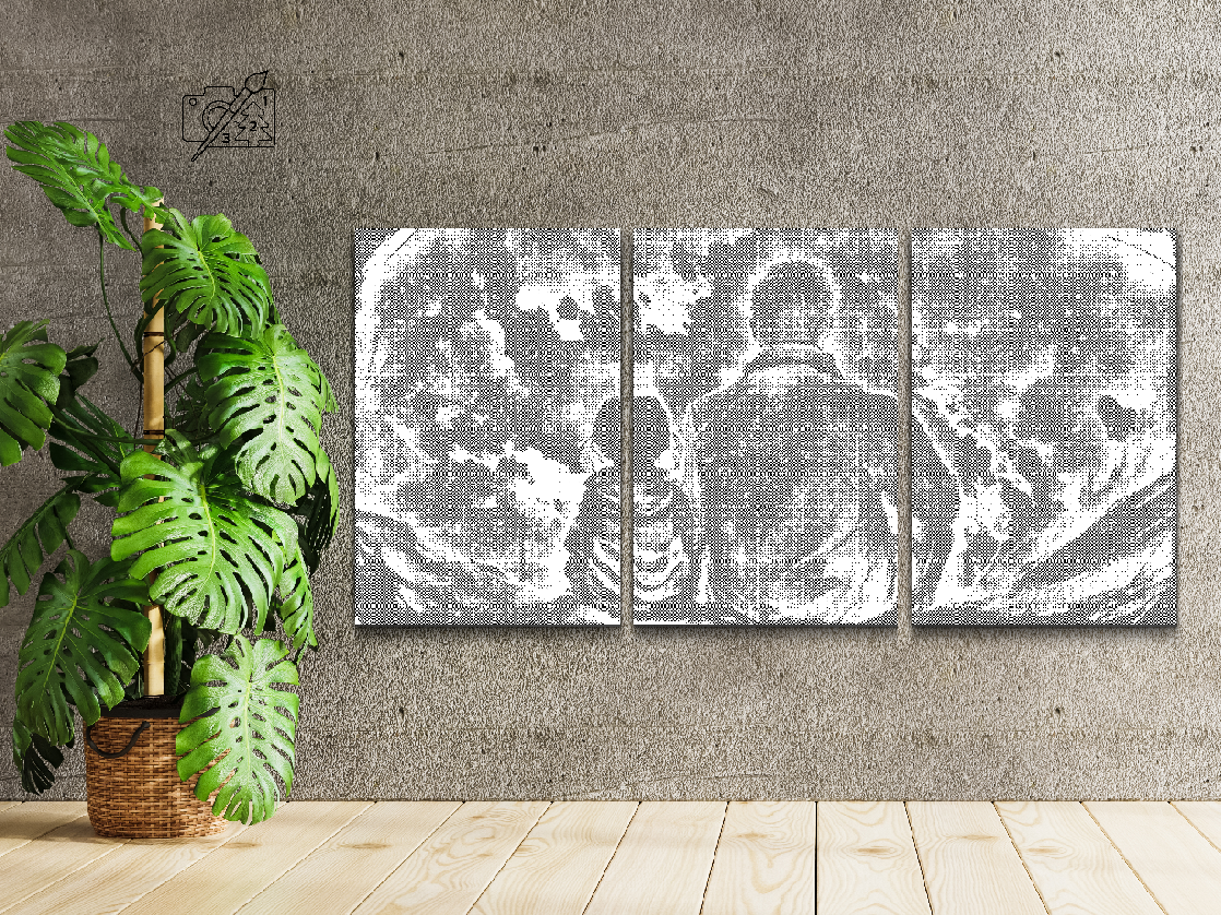 Far og Datter i Rummet (sæt af 3)