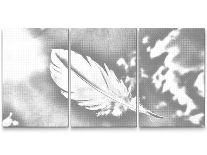Mal-med-prikker -  A Feather (sæt af 3)