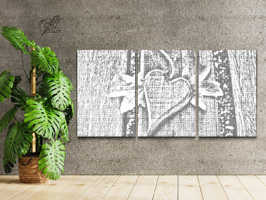 Et Hjerteformet Blad (sæt af 3)