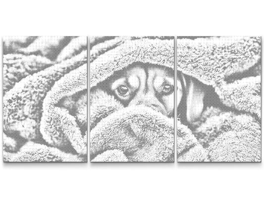 Mal-med-prikker -  Puppy Eyes (sæt af 3)