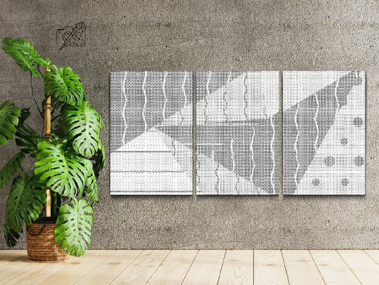 Struktur 6 (sæt af 3)