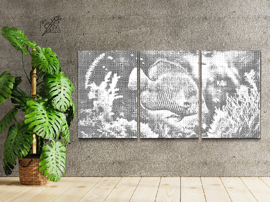 Fisk i Akvarium (sæt af 3)