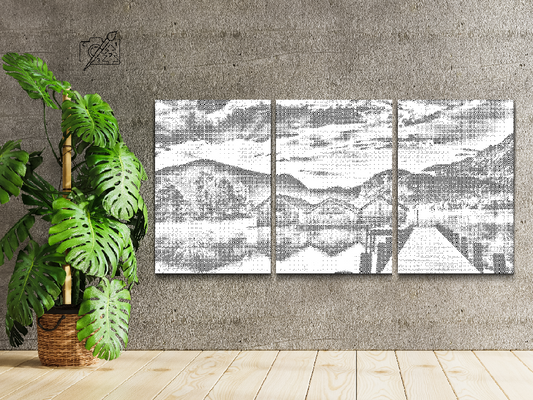 Sø i Smuk Natur (sæt af 3)