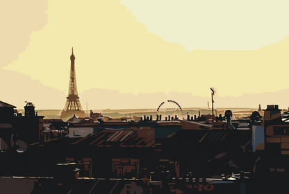 Paint by Numbers - Paris ved daggry