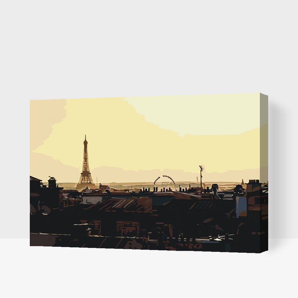 Paint by Numbers - Paris ved daggry