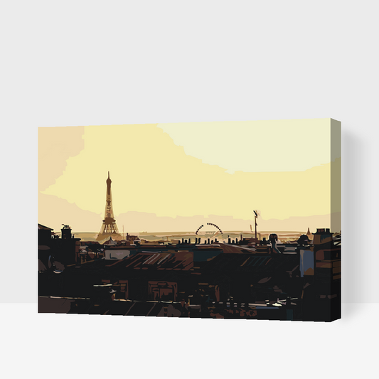 Paint by Numbers - Paris ved daggry