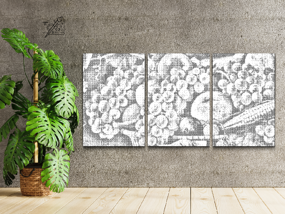 Frugtkurv (sæt af 3)