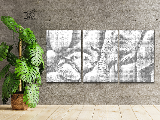 Elefantfamilie (sæt af 3)