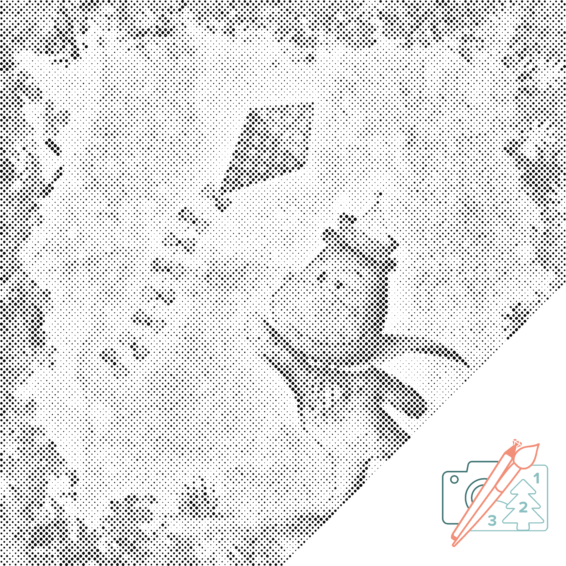 Mal-med-prikker -  Drageflyvning