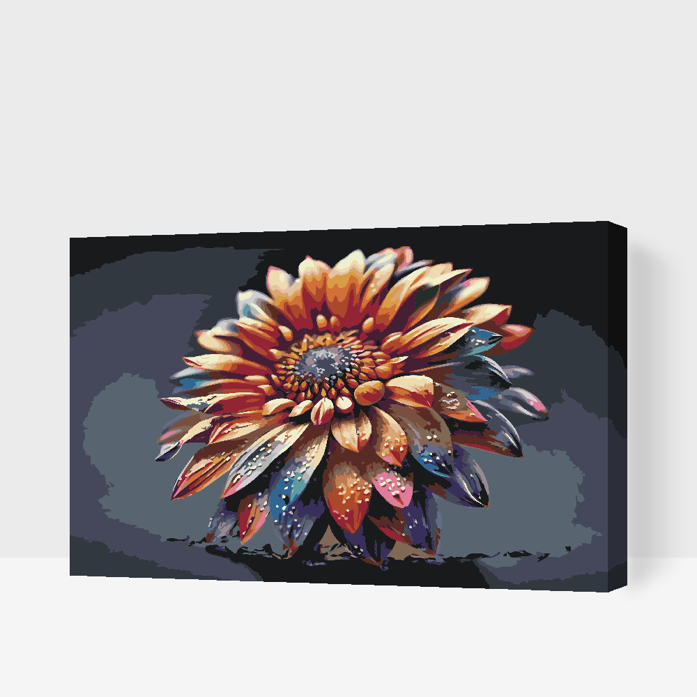 Paint by Numbers - Regnbueblomst