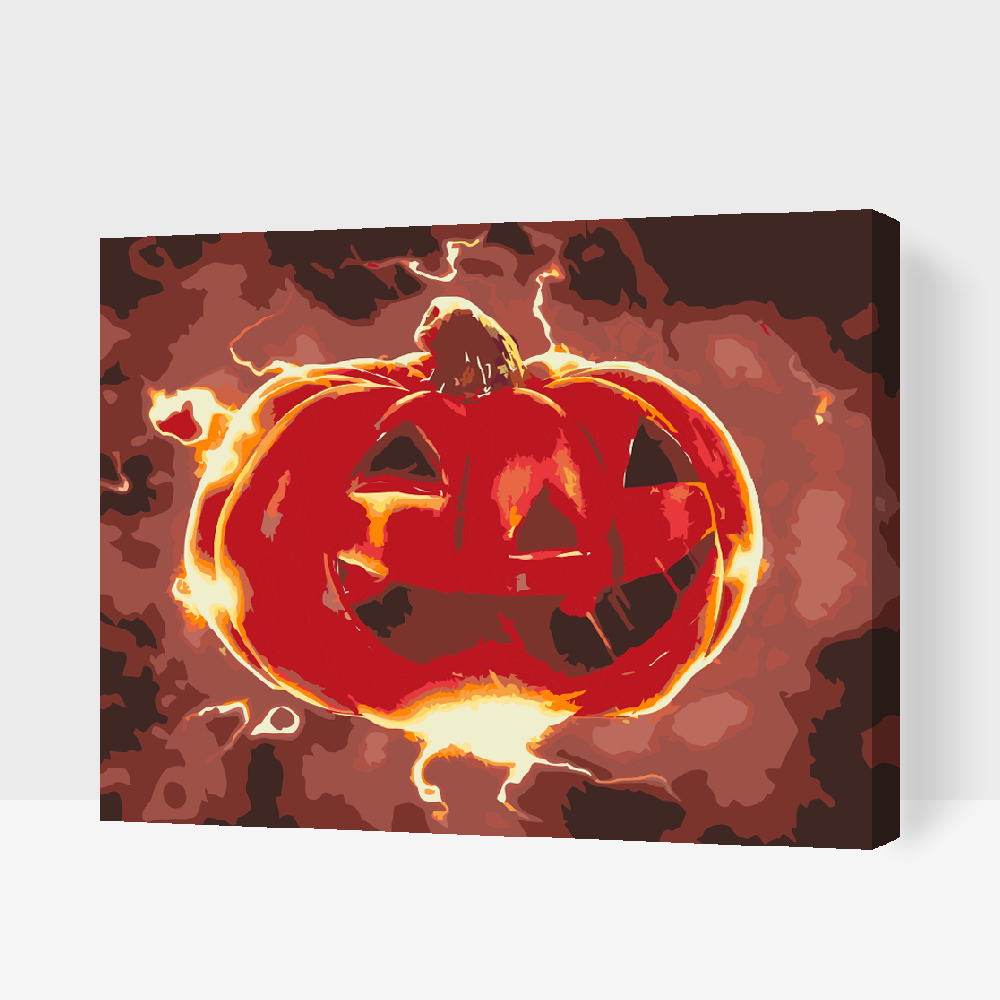 Paint by Numbers - Halloween Græskar