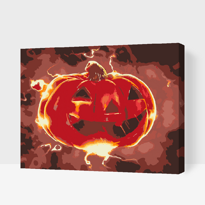 Paint by Numbers - Halloween Græskar