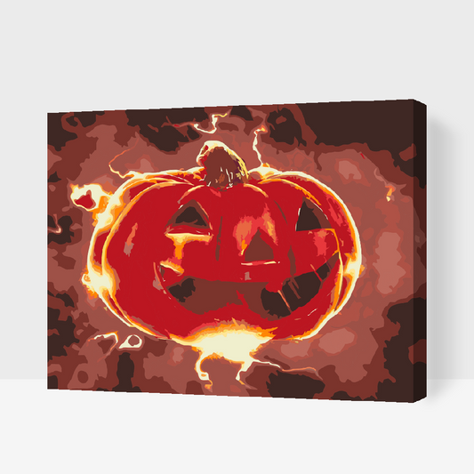 Paint by Numbers - Halloween Græskar