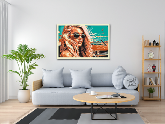 Paint by Numbers - Sensuel blondine