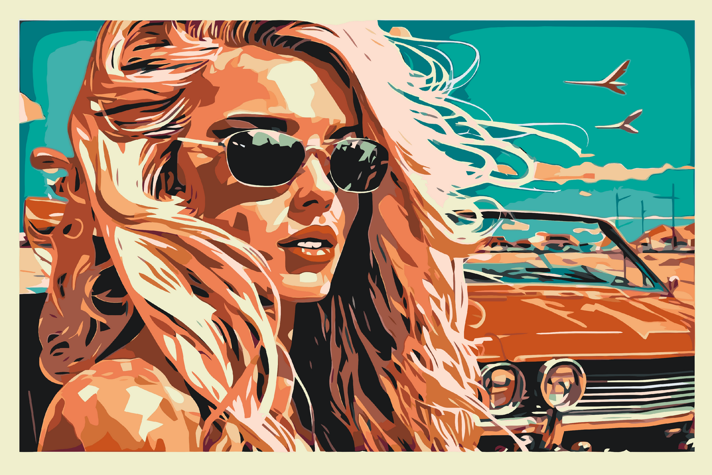 Paint by Numbers - Sensuel blondine