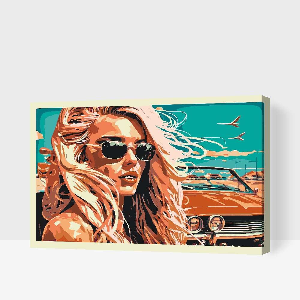 Paint by Numbers - Sensuel blondine