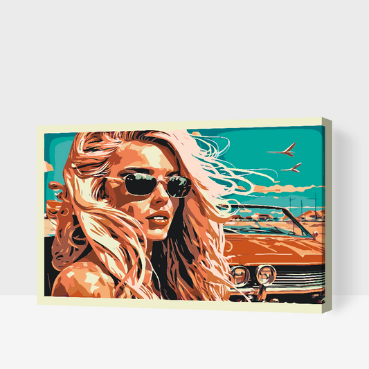 Paint by Numbers - Sensuel blondine
