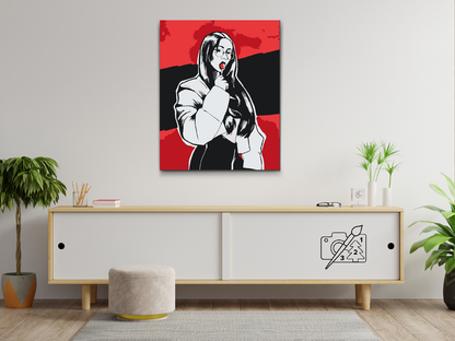 Paint by Numbers - Rød Slikkepind