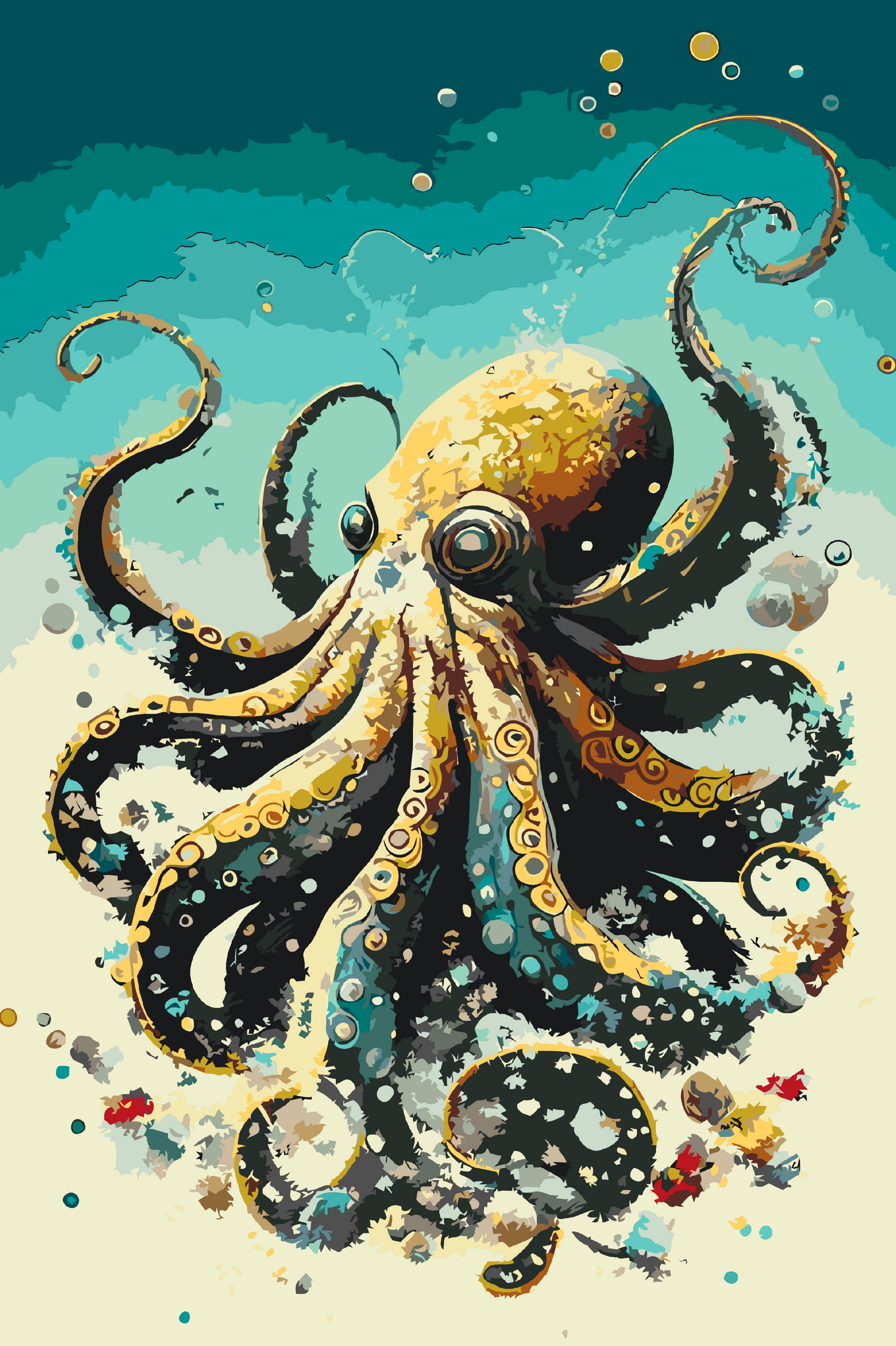 Paint by Numbers - Octopus 2