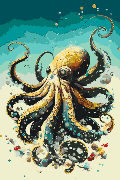 Paint by Numbers - Octopus 2