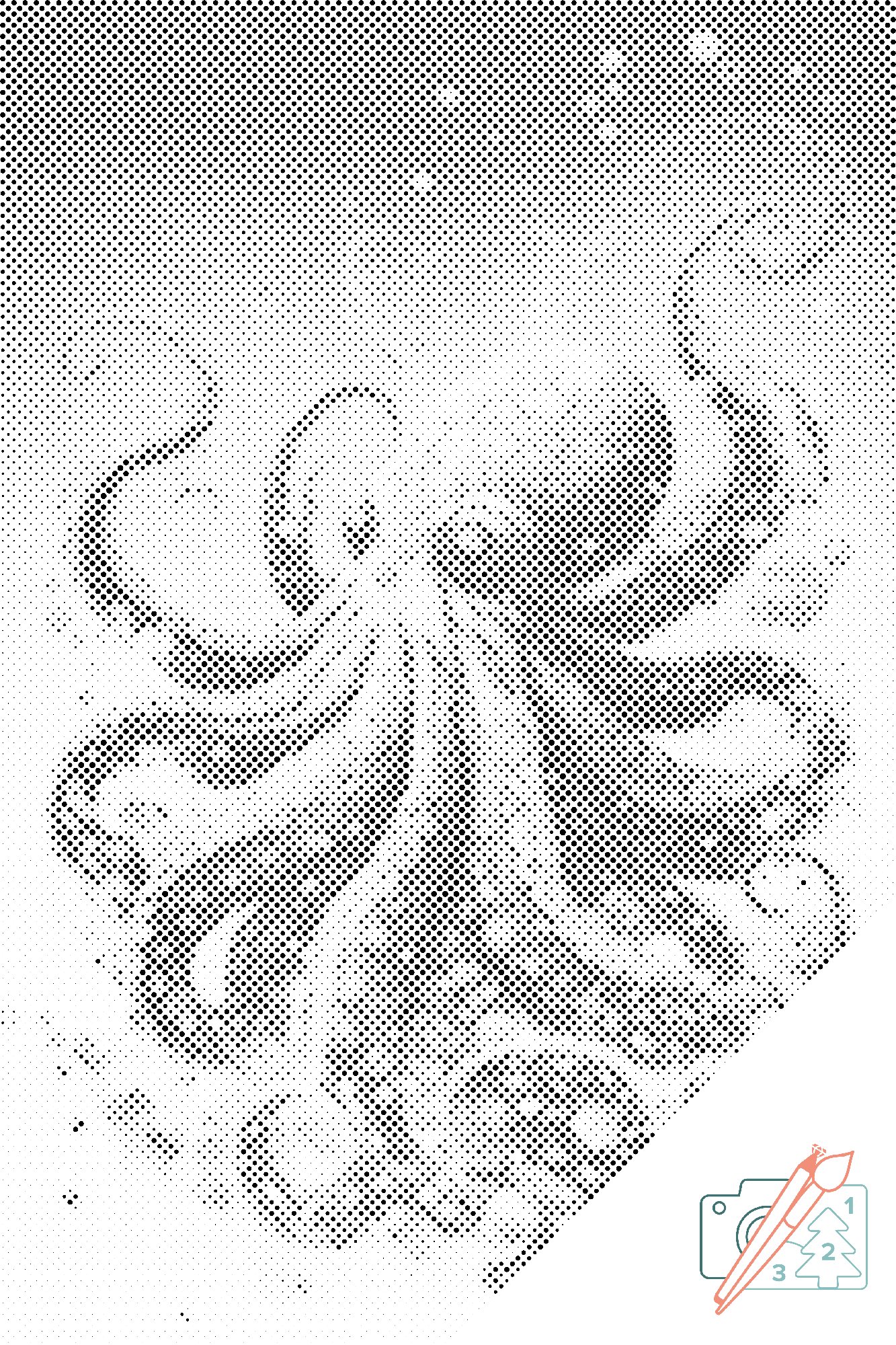Mal-med-prikker -  Octopus 2