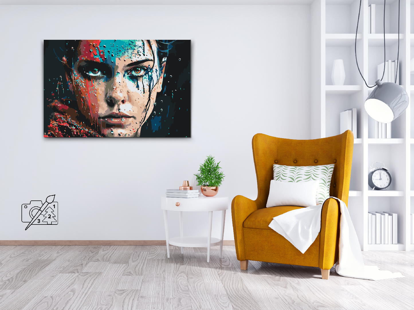 Paint by Numbers - Malet kvinde