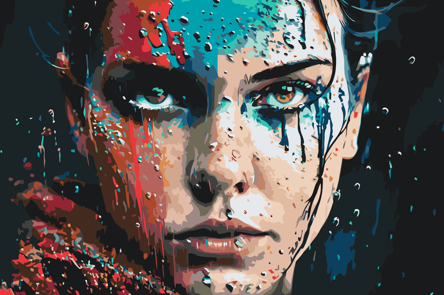 Paint by Numbers - Malet kvinde