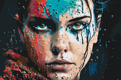 Paint by Numbers - Malet kvinde