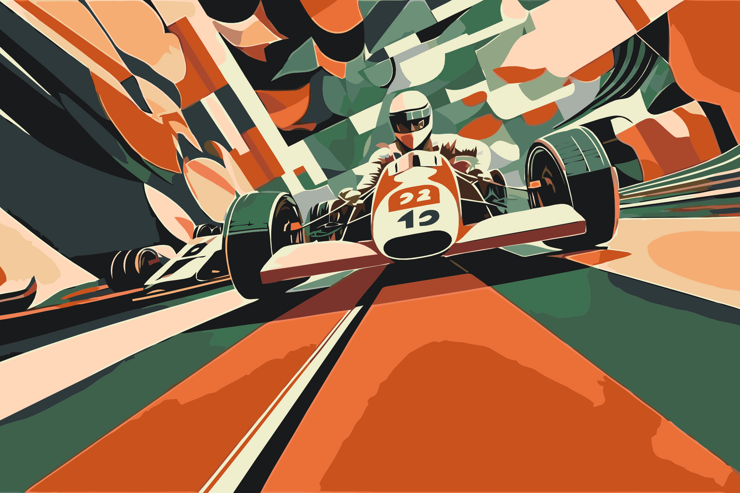 Paint by Numbers - Formel 1-løbet