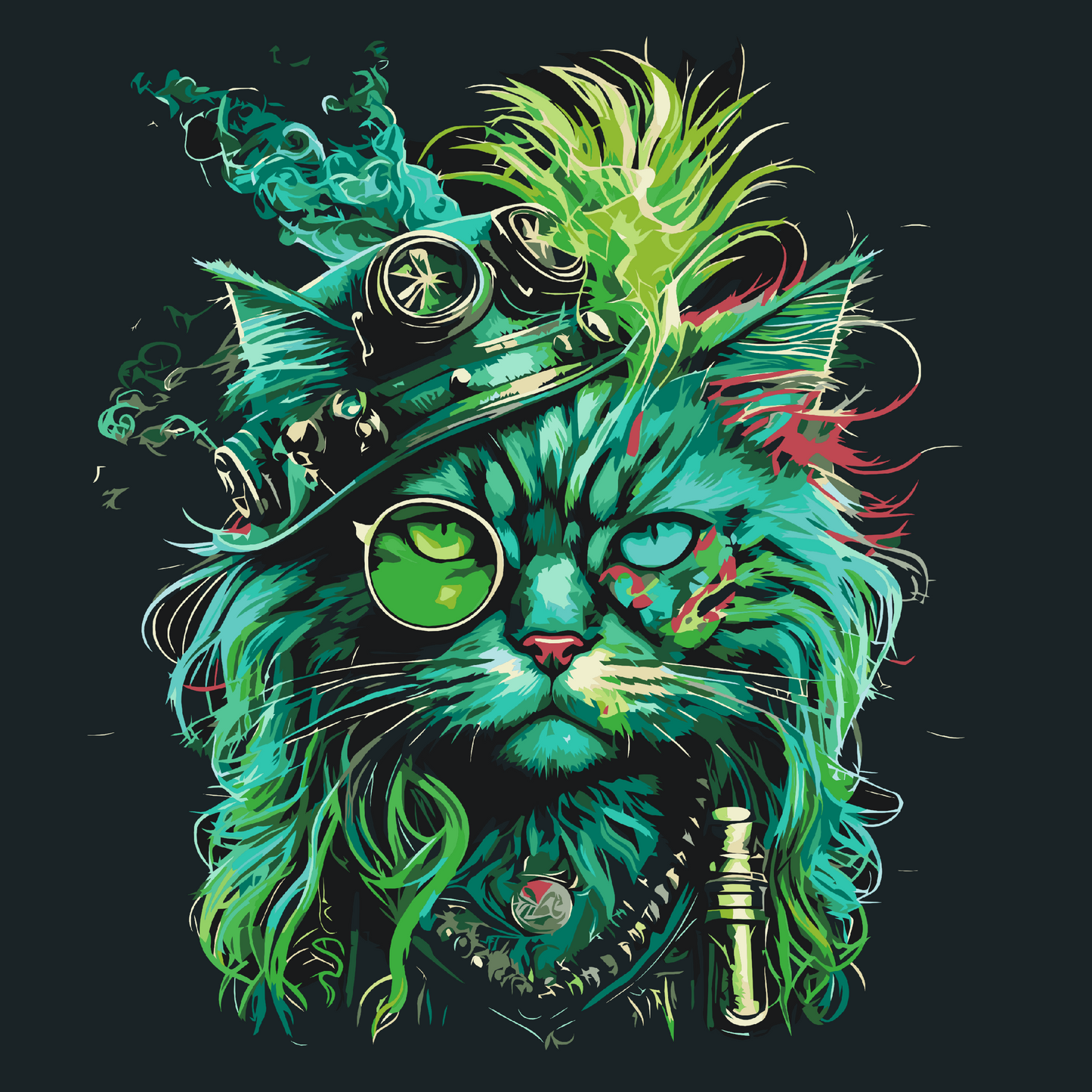 Paint by Numbers - Punk Cat