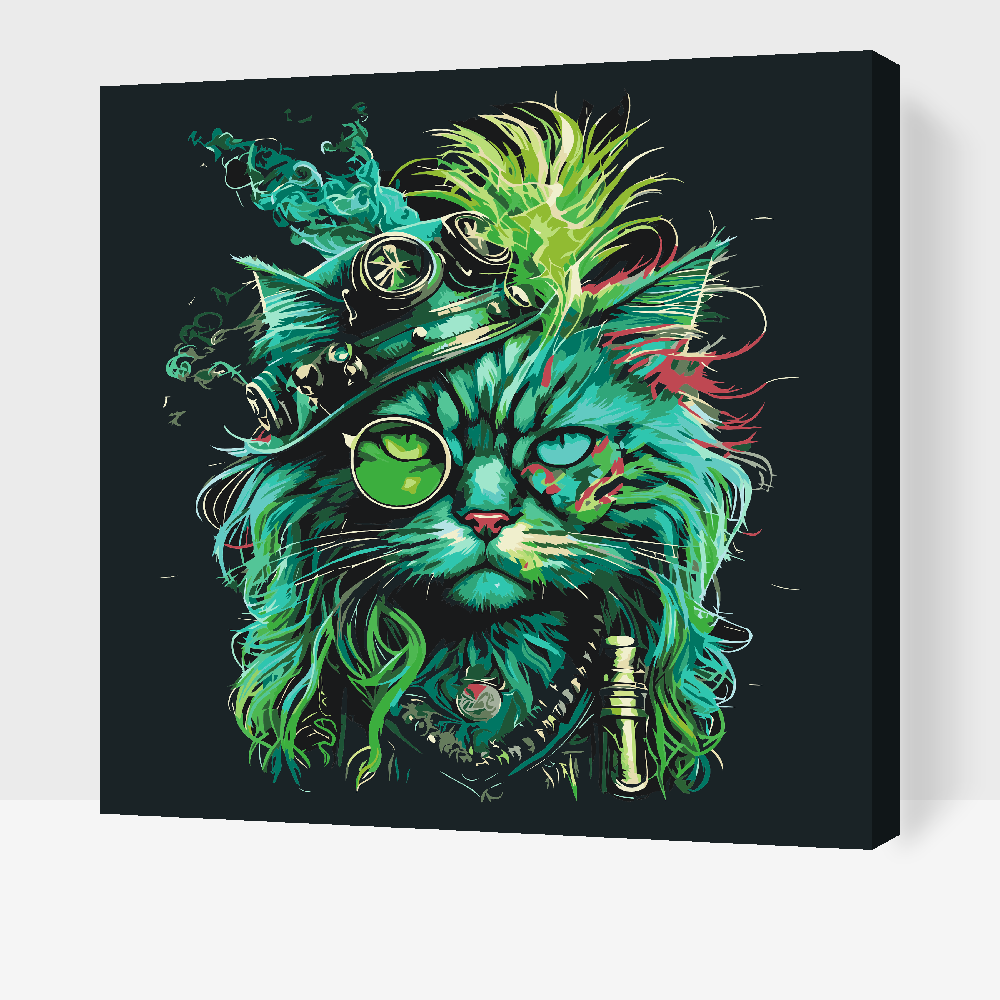 Paint by Numbers - Punk Cat