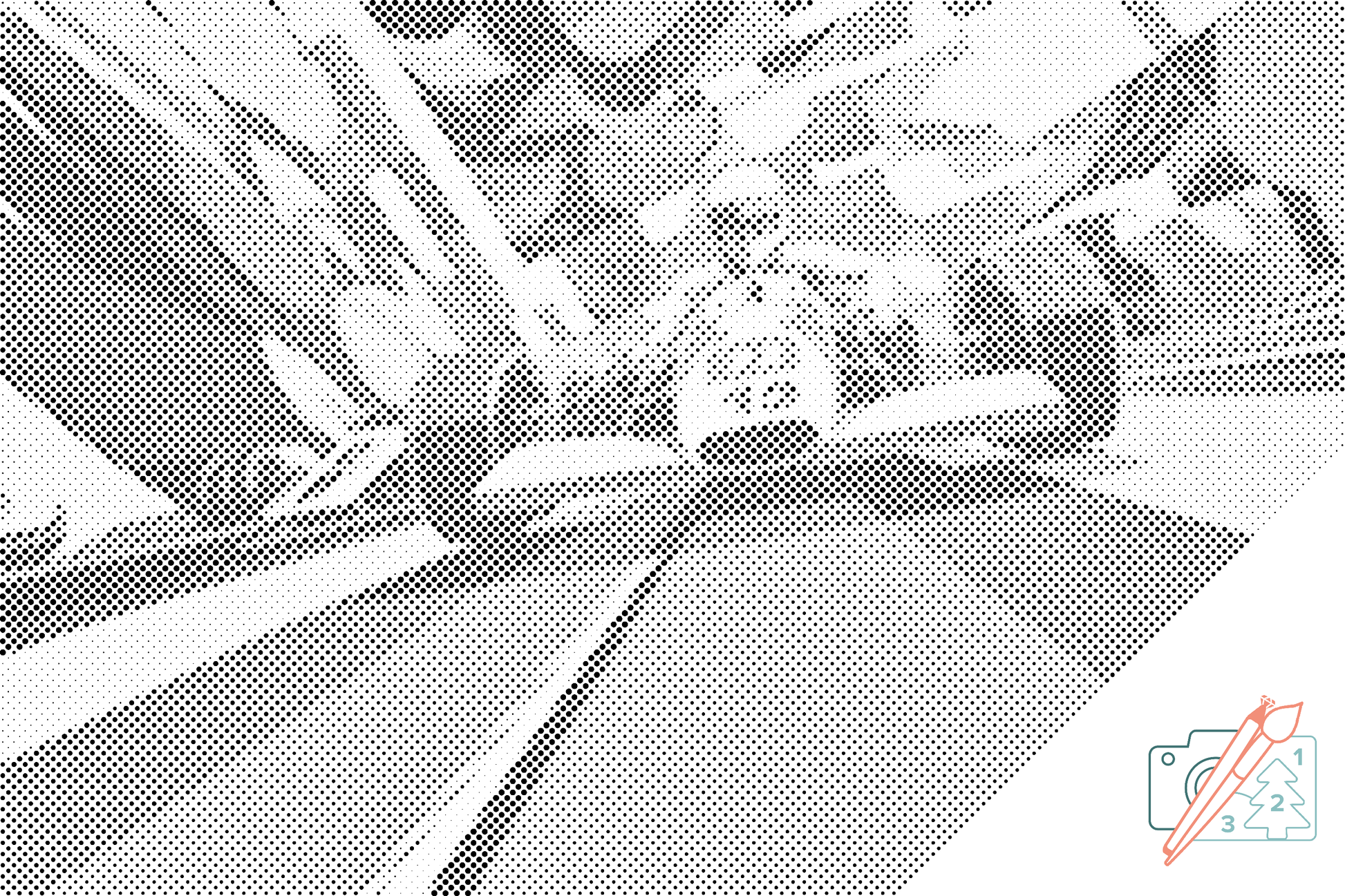 Mal-med-prikker -  Formel 1-løbet