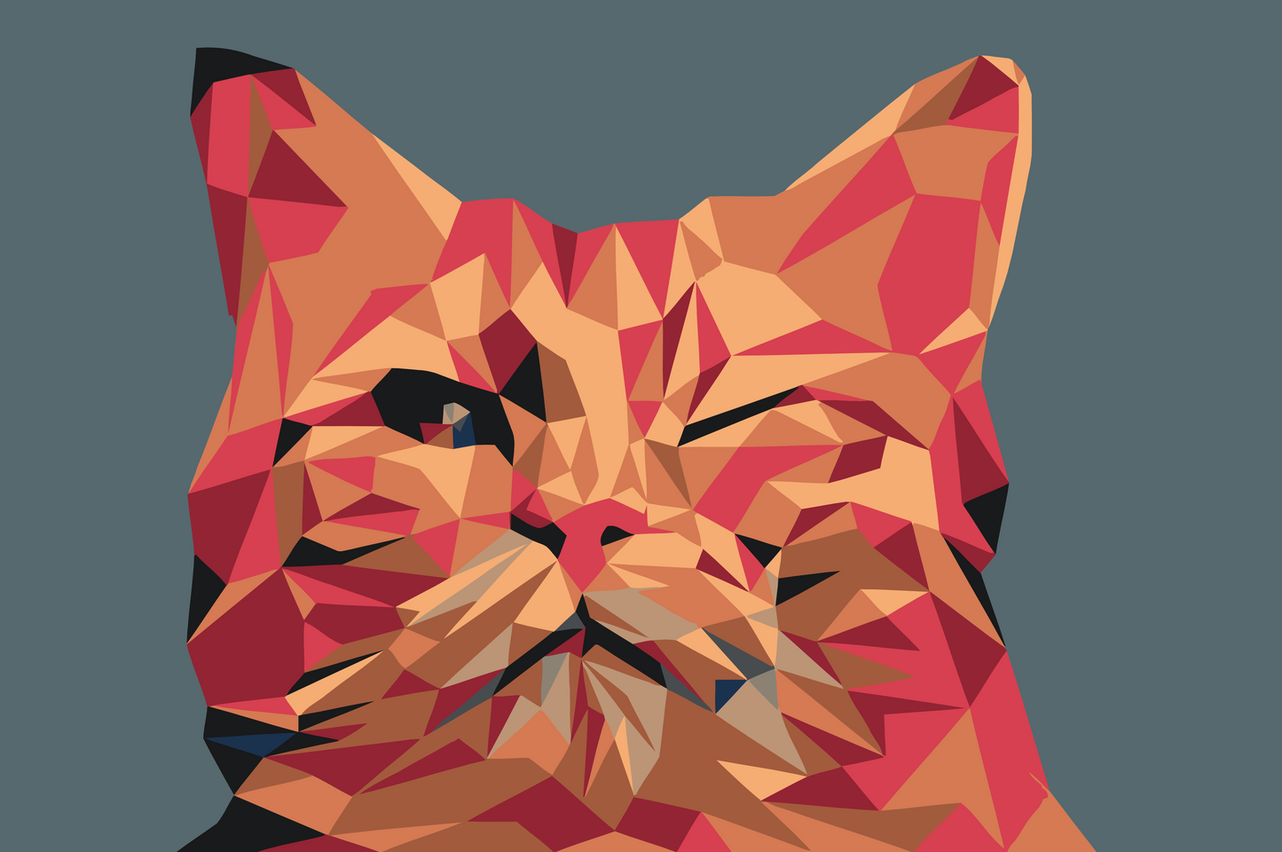 Paint by Numbers - Vector Cat