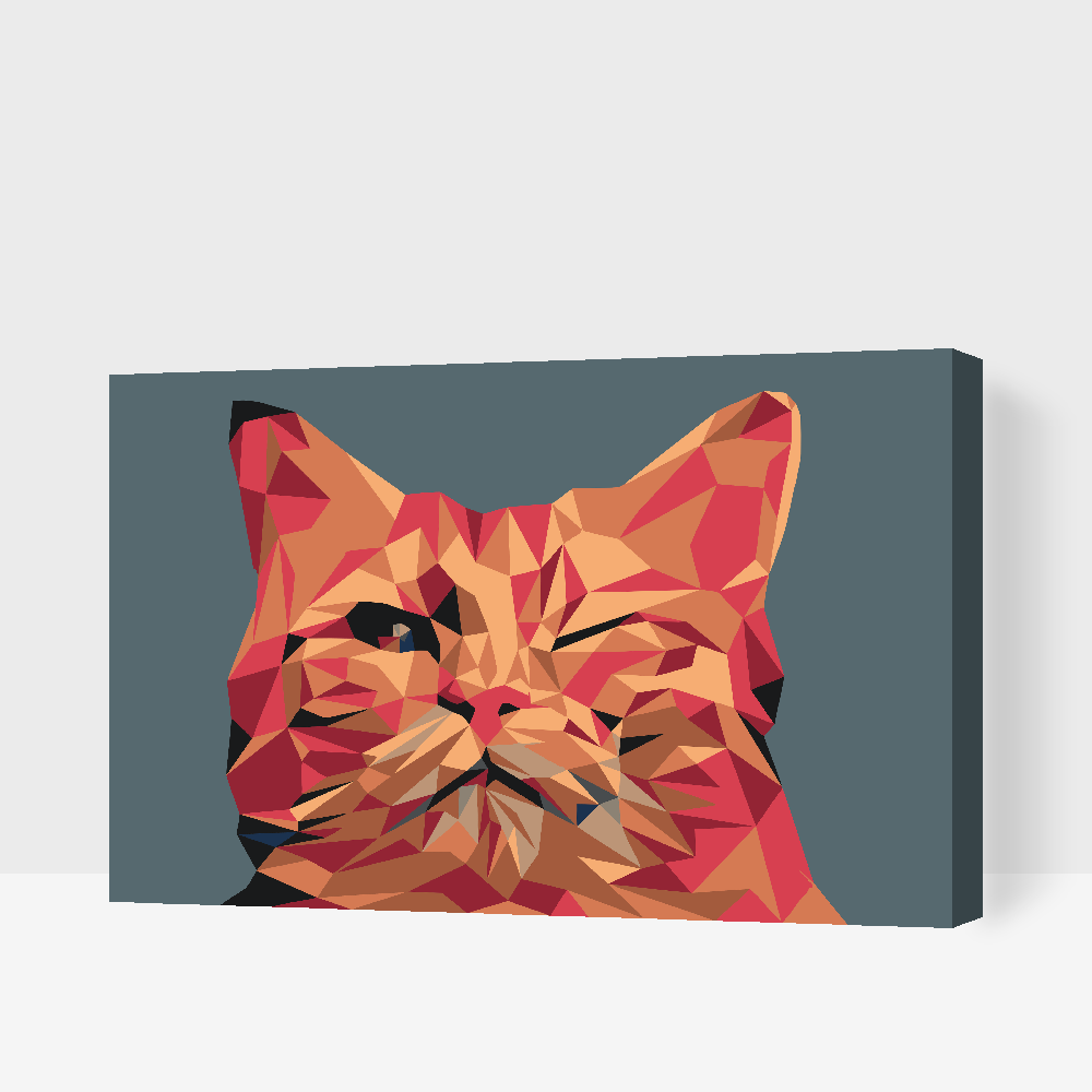 Paint by Numbers - Vector Cat