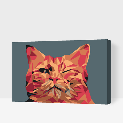 Paint by Numbers - Vector Cat