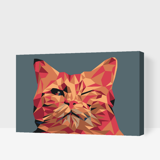 Paint by Numbers - Vector Cat