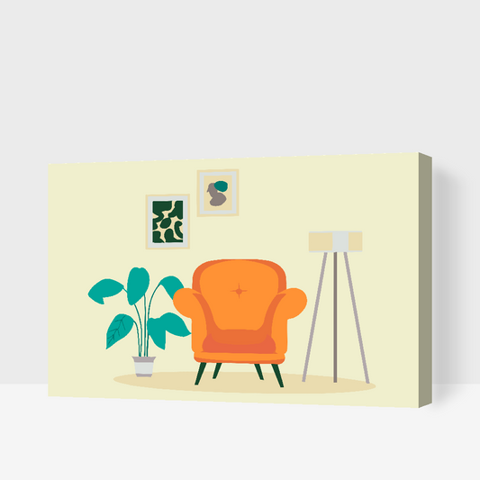 Paint by Numbers - Et minimalistisk rum