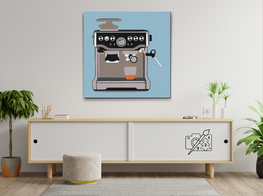 Paint by Numbers - Kaffemaskine
