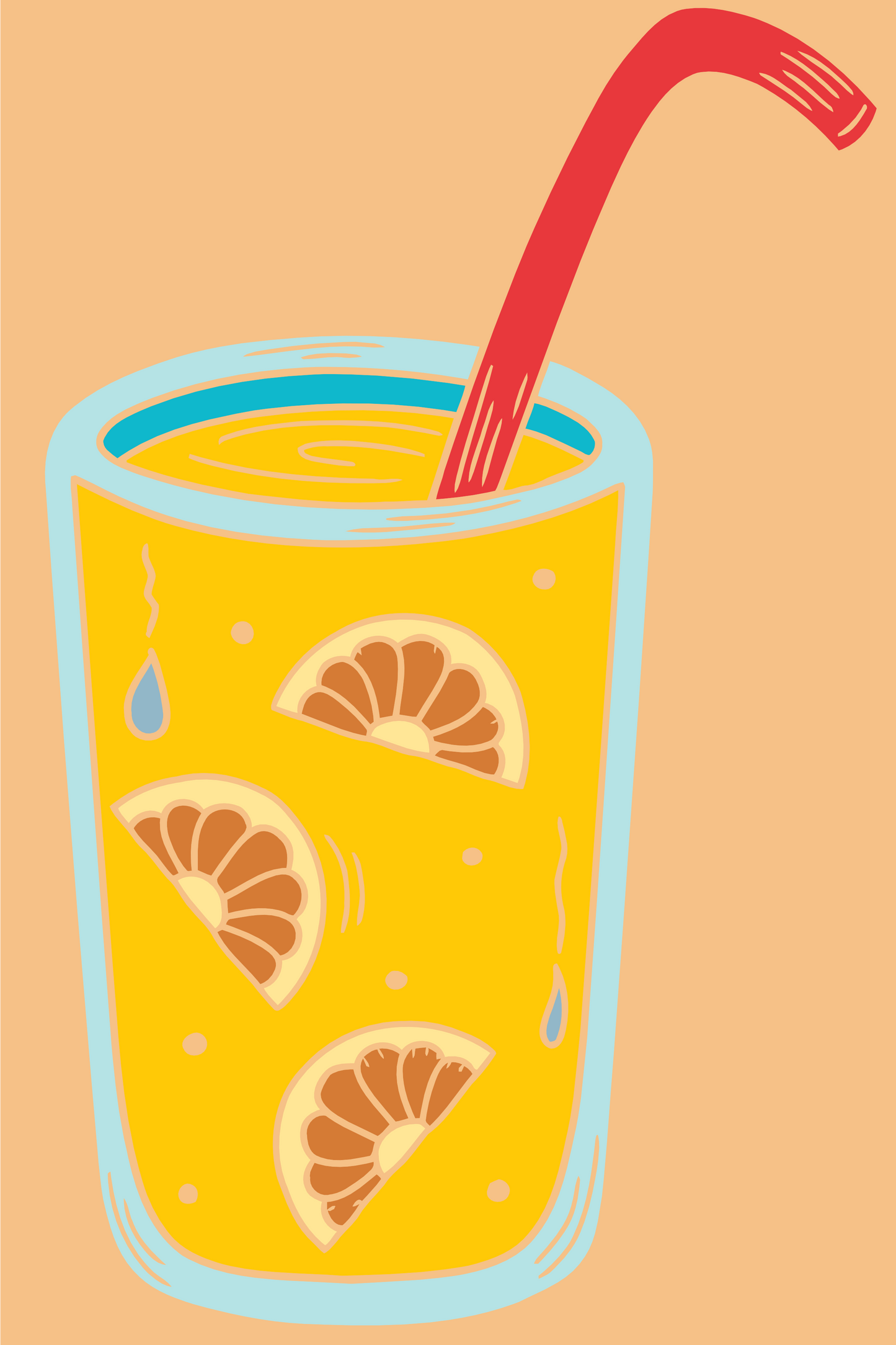 Paint by Numbers - En lille appelsindrink