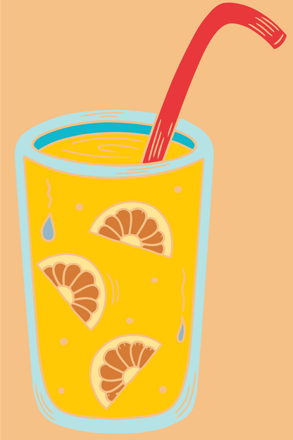 Paint by Numbers - En lille appelsindrink